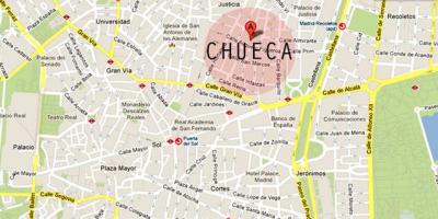 Madridi chueca kaart