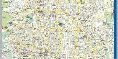 Street kaarti, Madridi kesklinn