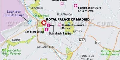 Kaart real Madrid asukoht