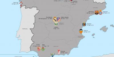 Kaart real Madrid 