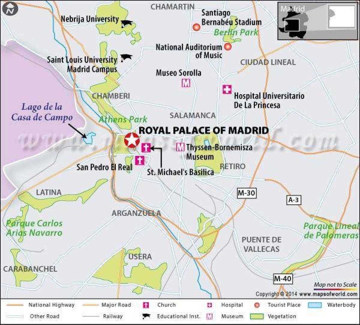 kaart real Madrid asukoht