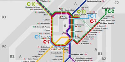 Kaart Madrid atocha raudteejaama